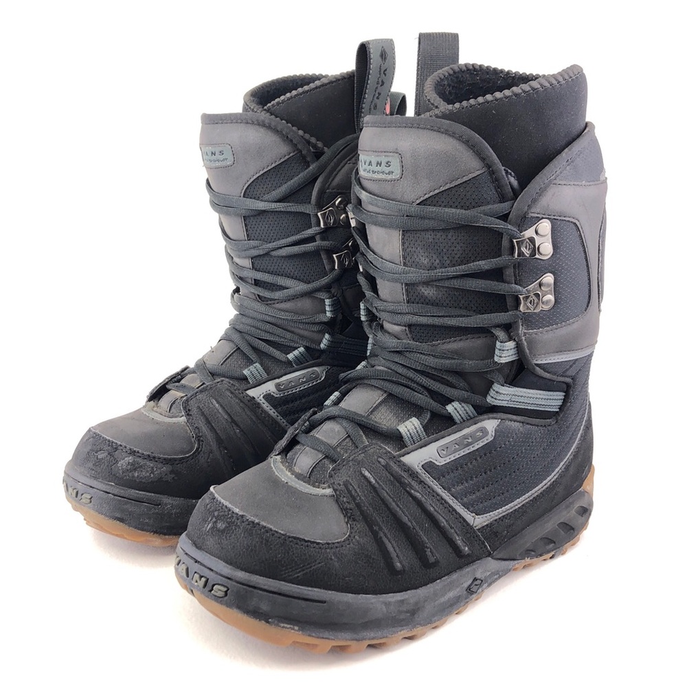 Vans Millennium Black Snowboard Boots 9 View 3